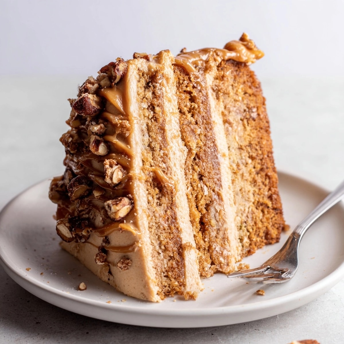 Salted Caramel Apple Snickers Cake, a delicious masterpiece with autumn flavors and textures.