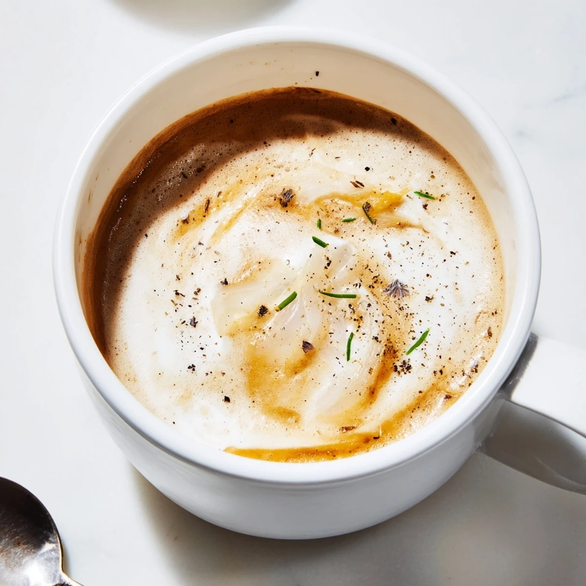 Indulge in this Onion Latte, a creamy, adventurous twist on traditional coffee drinks.