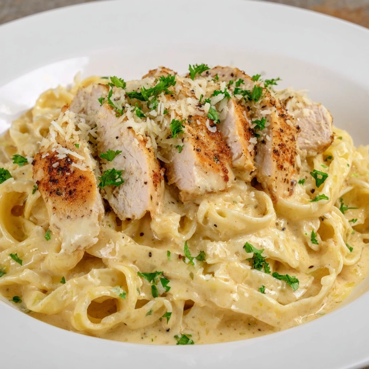 Cajun Chicken Alfredo Fettuccine