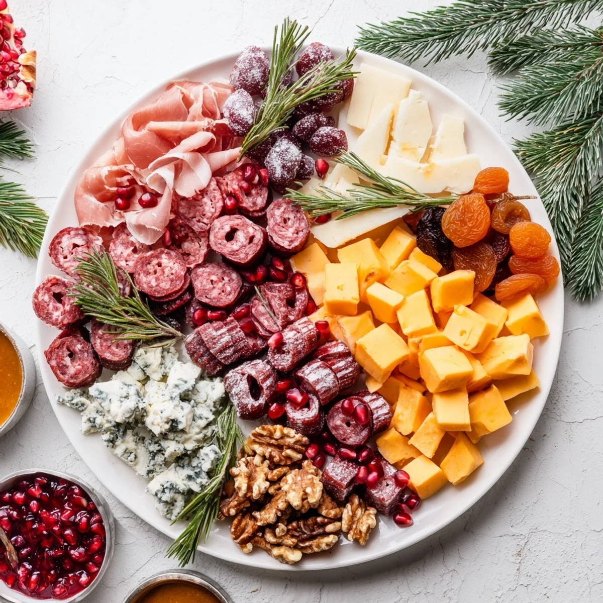 This festive Winter Forest charcuterie board offers a delicious medley of flavors perfect for holiday entertaining.