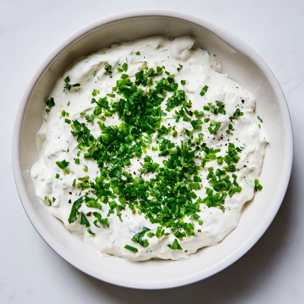 Homemade Veggie Ranch Dip, a tangy, flavorful dip recipe, ready to be enjoyed with raw vegetables.