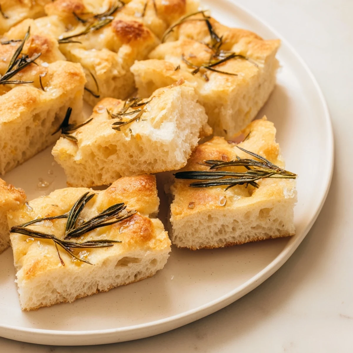 Holiday Sliced Focaccia Bread
