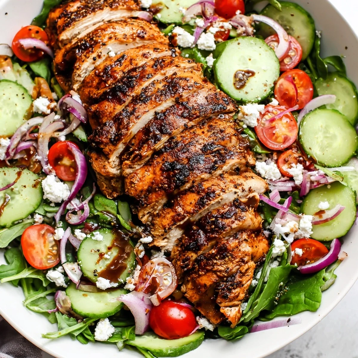 Enjoy a delicious Quick Pan-Seared Chicken Salad; a healthy American meal with savory flavors abound.