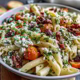 Greek Pasta Salad Olives Feta
