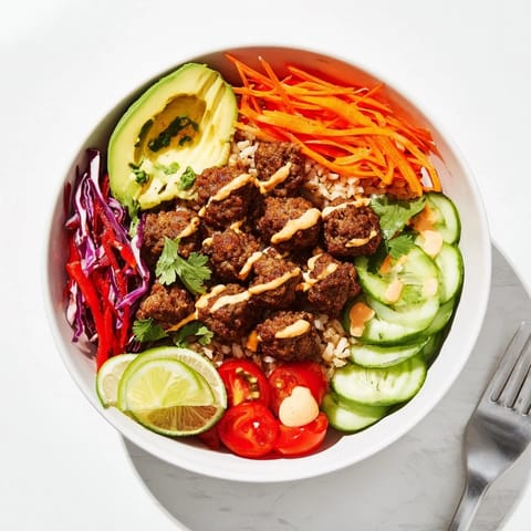 Plant-Based Meat Bowl Fusion #162