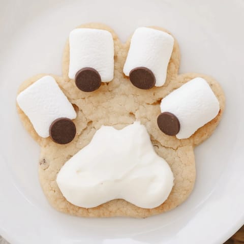 Polar Bear Paw Cookies #340