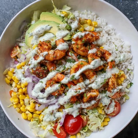 Cajun Shrimp Taco Bowls