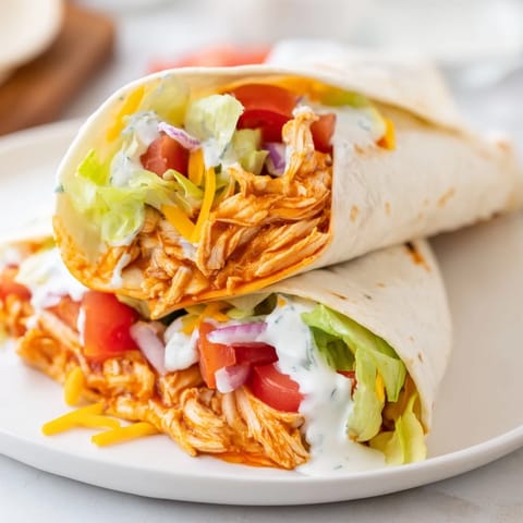 Buffalo Chicken Folded Tortilla