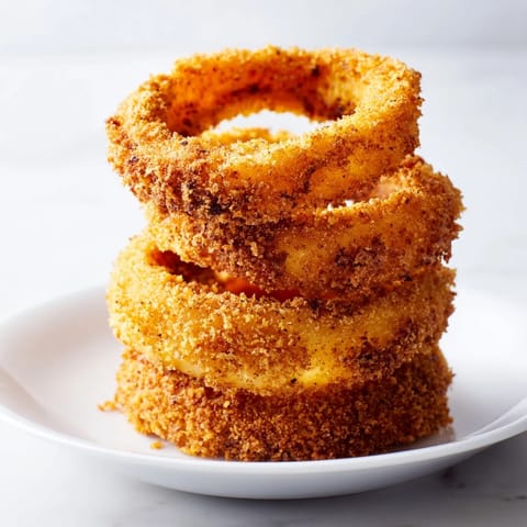 Crispy Onion Ring Stack