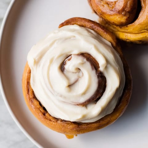 Pumpkin Cinnamon Swirled Rolls