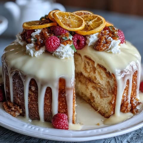 Spring Birthday Sheet Cake with Lemon Curd Filling, a festive vanilla cake layered with tangy lemon curd and topped with whipped cream frosting, decorated with fresh berries.
