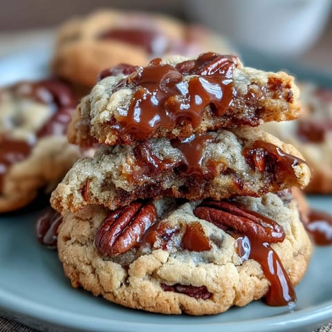 Butter Pecan Cookies Caramel