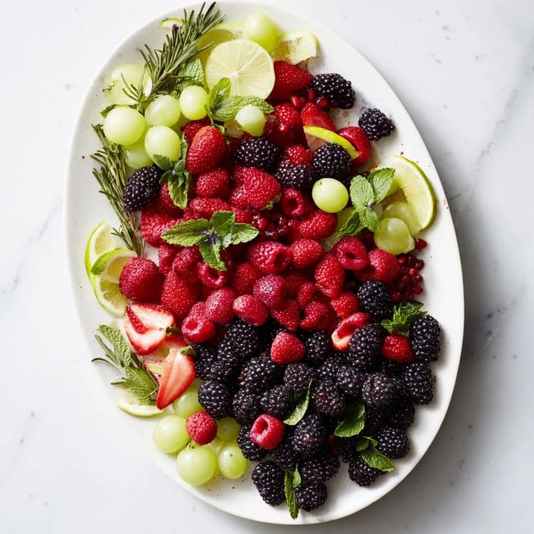 This festive Bubbly Bar New Years Eve Garnish Tray offers diverse garnishes to elevate champagne, featuring flavors and festive hues.