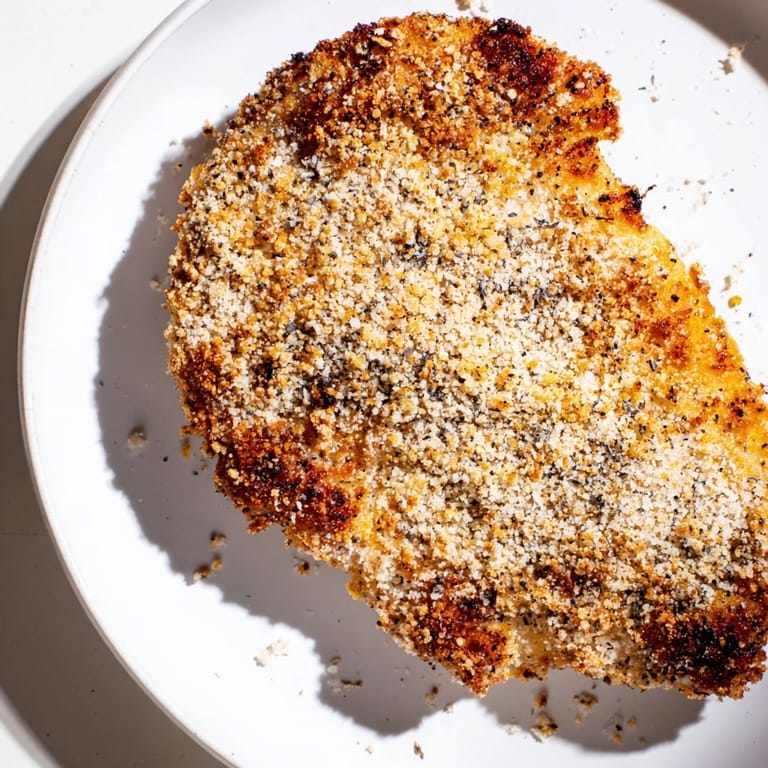 Juicy air fryer chicken cutlets with a crunchy panko coating, perfect for a quick dinner.