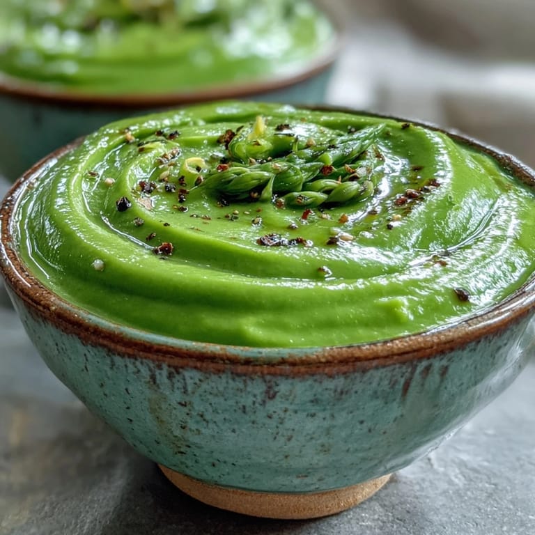 A bowl piled high with Big Green Immunity-Boosting Vegetable Soup, brimming with fresh green goodness.